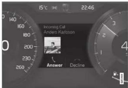 15°C 22:46 Incoming Call Anders Karlsson Answer Decline