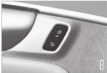 VOLVO XC90 Excellence (2017) - Indication sur les boutons de verrouillage - 1