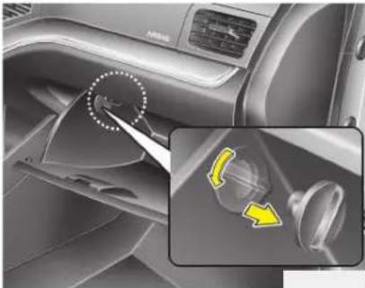 KIA Picanto (2014) - Inspection du filtre - 1