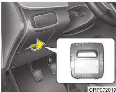 KIA Carens (2014) - Description du boîtier de relais / de fusibles - 1