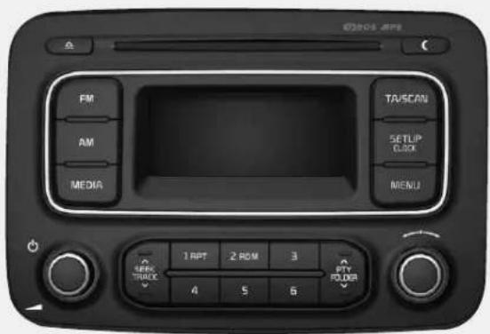 BMW ARE FM AM MEDIA TA/SCAN SETLIP CLOCK MENU 1 RPT 2 ROM 3 SEEK TRACK 4 5 6 PTY FOLDER
