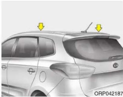 KIA Carens (2014) - FONCTIONS EXTÉRIEURES - 1