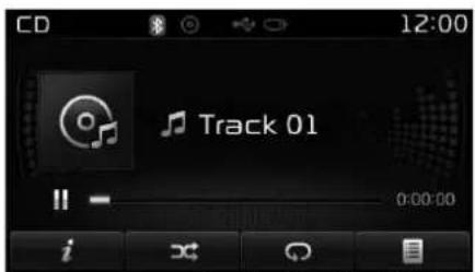 CD 12:00 Track 01 0:00:00 i x o
