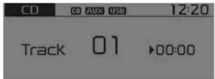 CD CD AUX USB 12:20 Track 01 ▶00:00