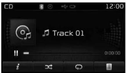 CD 12:00 Track 01 0:00:00 i x o