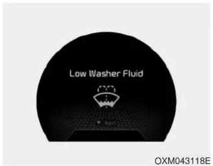 Low Washer Fluid OXM043118E