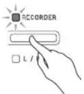CASIO PX-760BK - To record to a specific track of a song - 1
