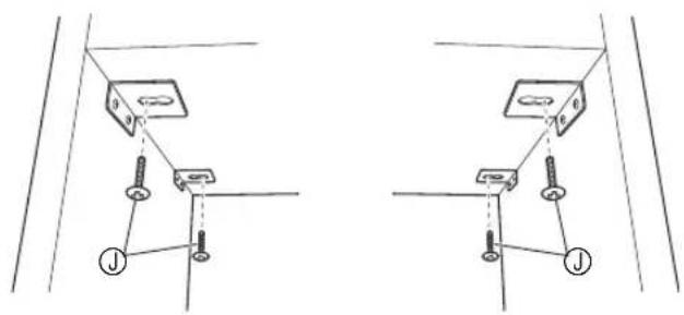 Technical diagram showing two mechanical or electrical setups with labeled components and connection points
