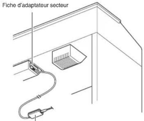 Fiche d'adaptateur secteur