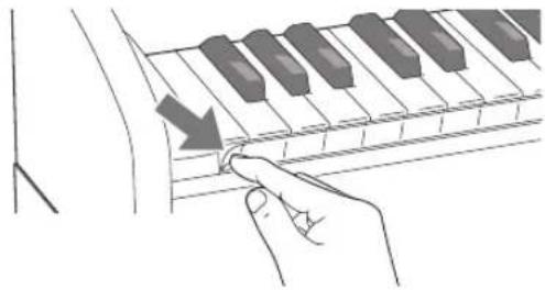 CASIO PX-860BN - Retrait du ruban protecteur du clavier - 1