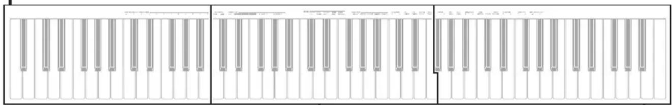 ⑦Tempo du métronome ⑧Battement du métronome ⑨Marche/arrêt d'un morceau d'interprétation de concert ⑩Écoute ⑪Leçon ⑫Lecture ⑬Sélection d'un morceau d'interprétation de concert ⑭Volume d'interprétation de concert ⑮Simulateur de salle ⑯Sélection d'une sonorité
