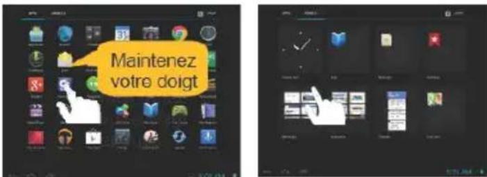 Maintenez votre doigt