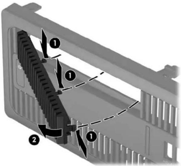 HP EliteDesk 800 G2 SFF - Retrait du cache protecteur d'un lecteur optique mince - 1