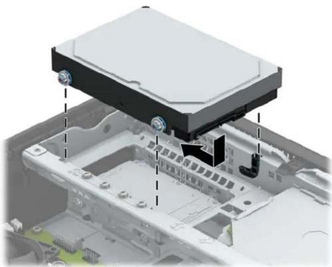 HP EliteDesk 800 G2 SFF - Retrait et réinstallation d'un disque dur principal de 3,5 po - 6