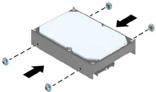 HP EliteDesk 800 G2 SFF - Retrait et réinstallation d'un disque dur principal de 3,5 po - 5