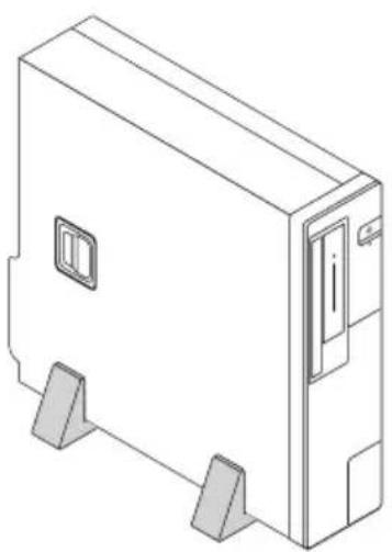 FUJITSU Esprimo D756 - Positionvert icaleavecpieds(enoption) - 5