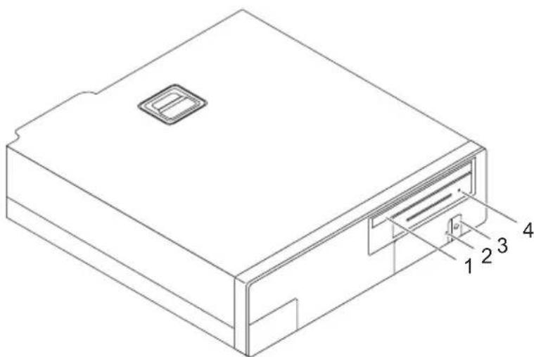 FUJITSU Esprimo D756 - Voyantsdel'appareil - 1