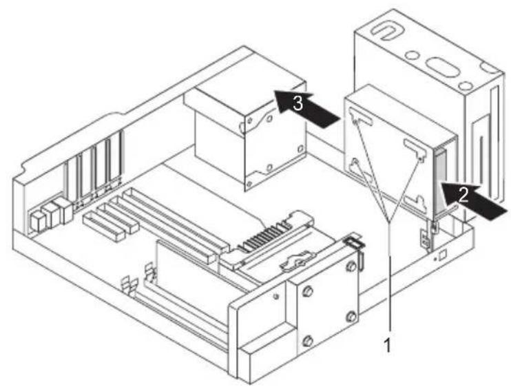 FUJITSU Esprimo D756 - Démontagedulecteur - 1