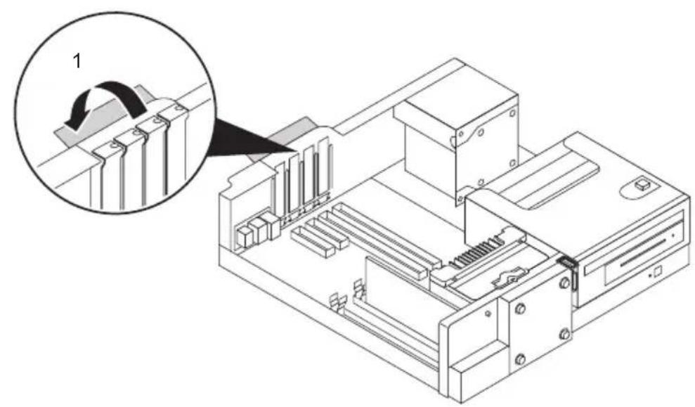 FUJITSU Esprimo D756 - Ouvertureduverrouillagedecartes - 1