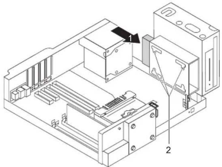 FUJITSU Esprimo D756 - Montagedulecteur - 1