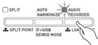 SPLIT AUTO AUDIO HARMONIZE RECORDER SPLIT POINT (F+USB DEVICE MODE) LOA