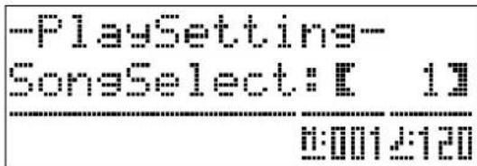 -PlaySetting- SonoSelect: 13 0:0012:120