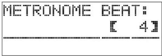 METRONOME BEAT: [ 4]