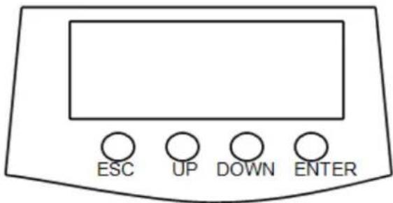 ESC UP DOWN ENTER