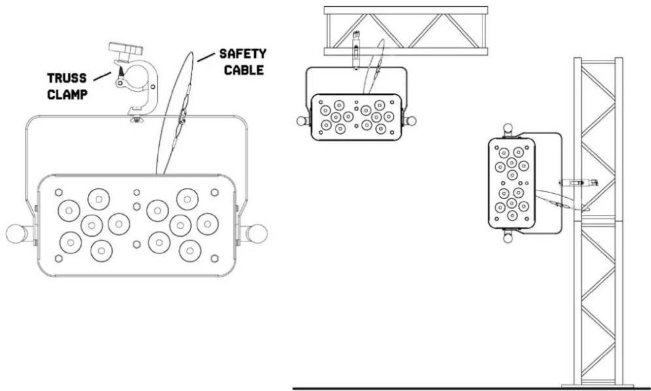 TRUSS CLAMP SAFETY CABLE