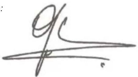 Handwritten signature or scribble on white background, possibly a signature or artistic mark