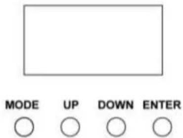 MODE UP DOWN ENTER