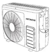 HITACHI RAS-E10HB - MODELO - 1