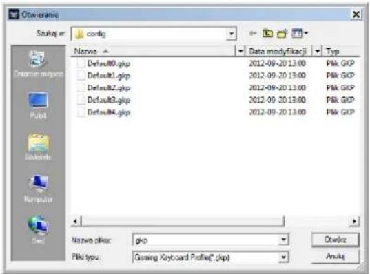 Natec RX55 - Loading the settings: - 1