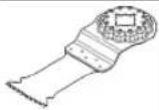 BOSCH GOP 55-36 Professional - Selecting an application tool - 17