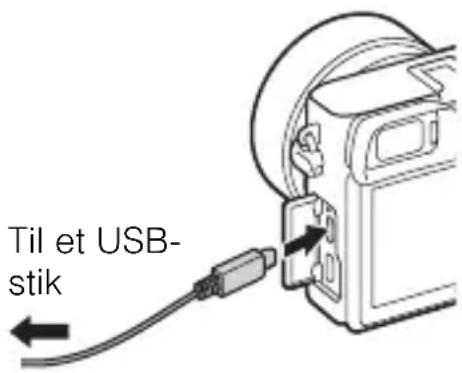 Til et USB- stik