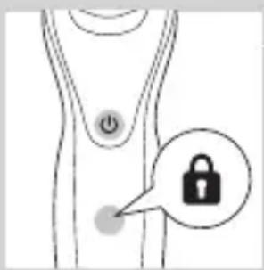Diagram showing a person's torso with a lock icon and a location pin, indicating a specific point of interest.