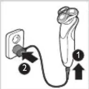 PHILIPS SHAVER Series 7000 S7710 - Адаптермен зарядтау - 1