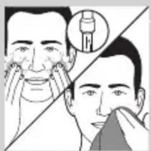 PHILIPS SHAVER Series 7000 S7710 - A tisztítókefe tartozék használata - 5