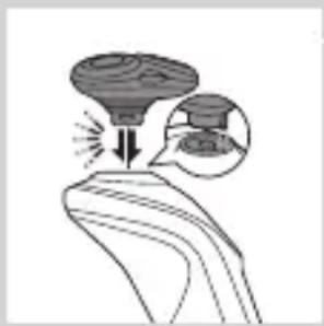 PHILIPS SHAVER Series 7000 S7710 - Heqja ose vendosja e aksesorëve me puthitje - 1
