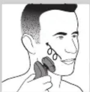 PHILIPS SHAVER Series 7000 S7710 - Терінің бейімделу кезеңі - 1