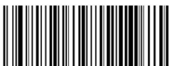 Black and white barcode image with vertical lines and a central dot