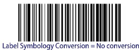 Label Symbology Conversion = No conversion