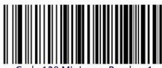 Wasp WLS9600 - Code 128 Minimum Reads - 2