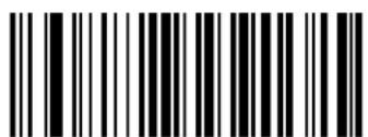 Black and white barcode image with vertical lines and a central dot