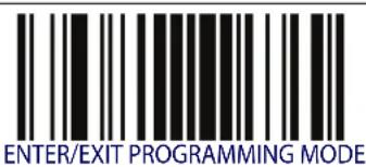 ENTER/EXIT PROGRAMMING MODE