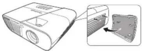VIEWSONIC PJD7326 - Installation du filtre à poussière - 1