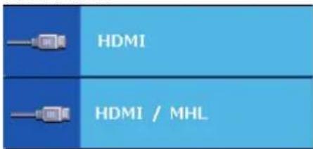 HDMI HDMI / MHL