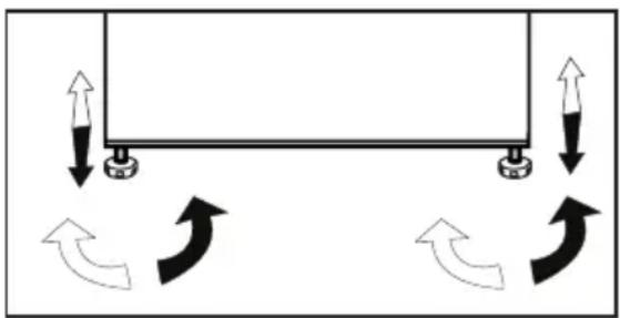 Diagram showing a beam supported at both ends with curved arrows indicating rotational motion (no text or symbols)