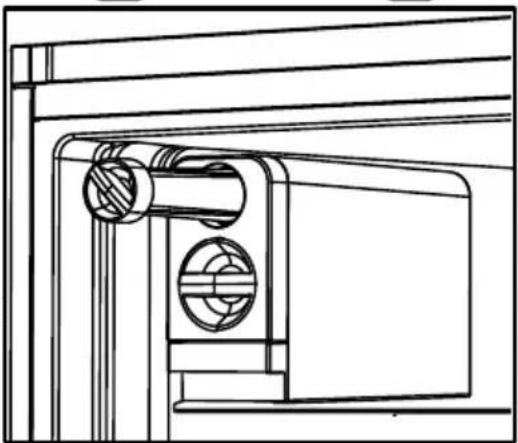 Technical line drawing of a mechanical assembly with cylindrical components and a circular component (no text or symbols)