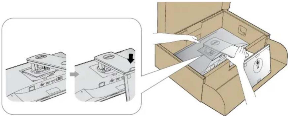 DELL P1917S - Attacher le socle - 3